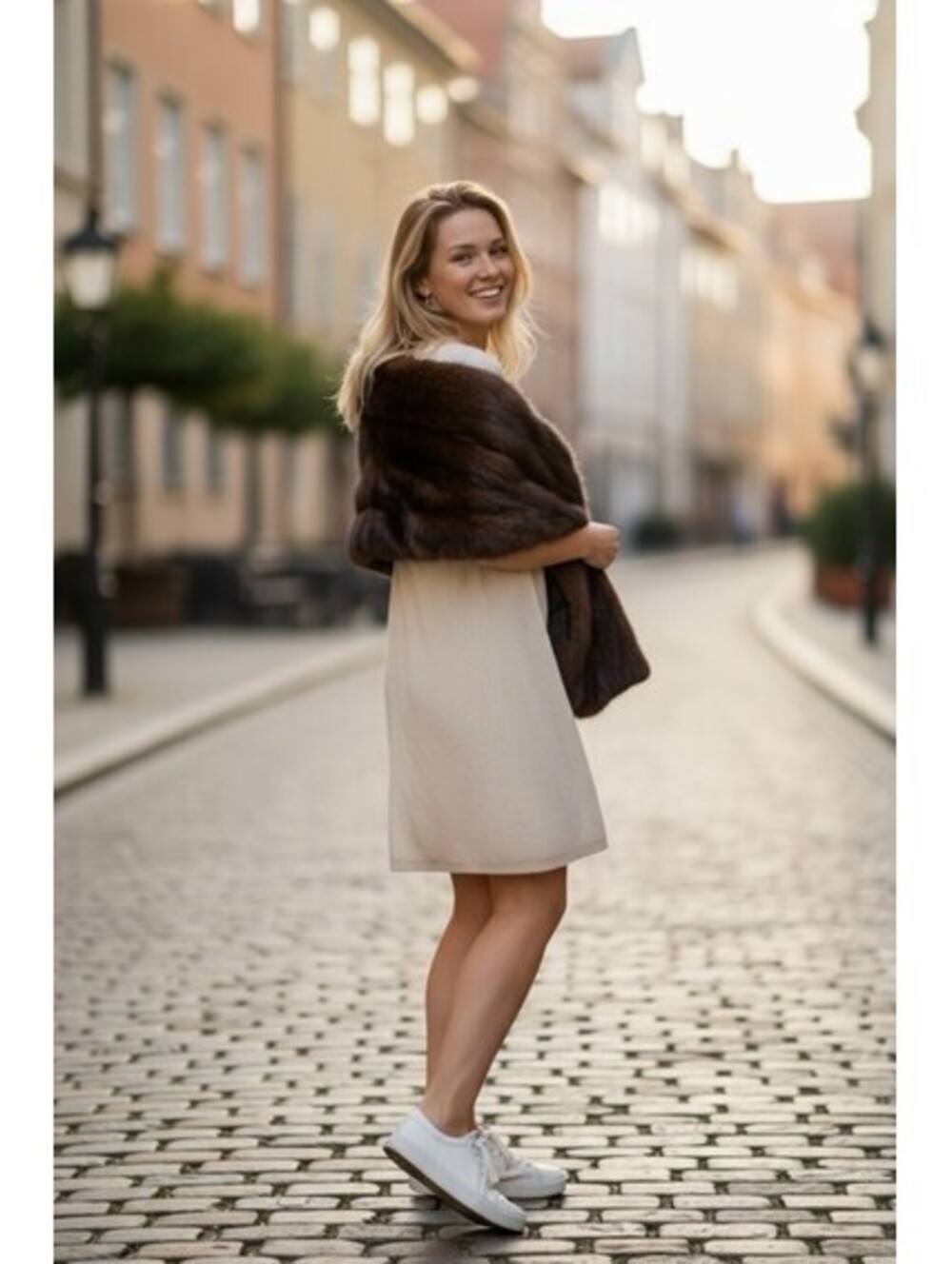 Vintage Brown Mink Stole